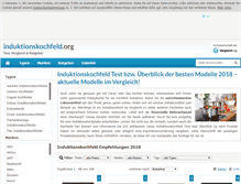 Tablet Screenshot of induktionskochfeld.org